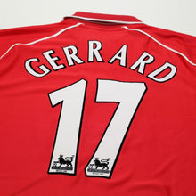 Load image into Gallery viewer, 2000/02 Gerrard #17 Liverpool Vintage Reebok Home Football Shirt (S)11