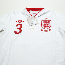 Load image into Gallery viewer, 2012/13 Cole #3 England Vintage Umbro Home Football Shirt (38) 100th Cap BNWT2