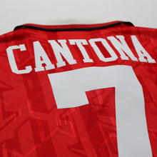 Load image into Gallery viewer, 1992/94 Cantona #7 Manchester United Vintage Umbro Home Football Shirt (L)12