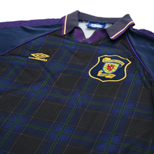 Load image into Gallery viewer, 1994/96 Scotland Vintage Umbro Home Football Shirt (L) Euro 964
