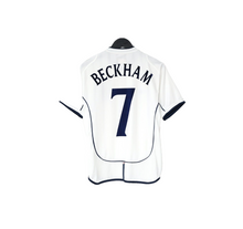 Load image into Gallery viewer, 2001/03 BECKHAM #7 England Vintage Umbro Home Greece Football Shirt (S) WC 2002