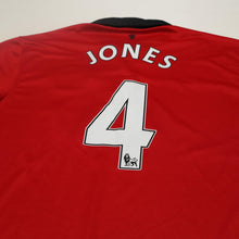 Load image into Gallery viewer, 2013/14 Jones #4 Manchester United Vintage Home Football Shirt (XL)