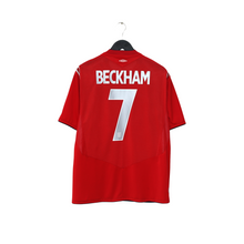 Load image into Gallery viewer, 2004/06 Beckham #7 England Vintage Umbro Away Football Shirt (L) EURO 20040