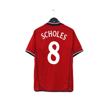 Load image into Gallery viewer, 2002/04 Scholes #8 England Vintage Umbro Away Football Shirt (M) Argentina WC1