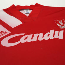 Load image into Gallery viewer, 1991/92 Liverpool Vintage adidas Equipment Home Football Shirt 40/42 (L) CANDY2