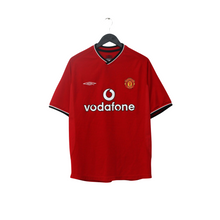 Load image into Gallery viewer, 2000/02 Beckham #7 Manchester United Vintage Umbro Home Football Shirt (M)