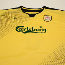 Load image into Gallery viewer, 2004/05 Gerrard #8 Liverpool Vintage Reebok L/S Away Football Shirt (XXL)4