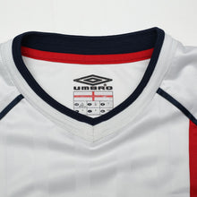 Load image into Gallery viewer, 2001/03 Beckham #7 England Vintage Umbro L/S Home Greece Football Shirt (S)15