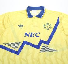 Load image into Gallery viewer, 1990/92 EVERTON Vintage Umbro Away Football Shirt Jersey (L)