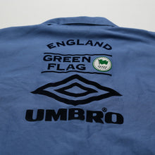 Load image into Gallery viewer, 1998/99 England Vintage Green Flag Umbro Football Training Drill Top (L)10