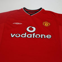 Load image into Gallery viewer, 2000/02 Beckham #7 Manchester United Vintage Umbro Home Football Shirt (M)