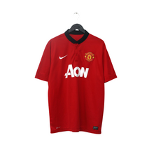 Load image into Gallery viewer, 2013/14 Jones #4 Manchester United Vintage Home Football Shirt (XL)