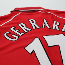 Load image into Gallery viewer, 2000/02 Gerrard #17 Liverpool Vintage Reebok Home Football Shirt (S)13