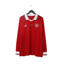 Load image into Gallery viewer, 1999 Beckham #7 Manchester United adidas Icons L/S Treble Football Shirt (L/XL)1