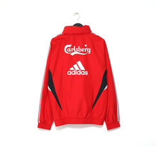 Load image into Gallery viewer, 2008/09 LIVERPOOL adidas Formotion Football Player Issue 1/4 Zip Training Top (L)