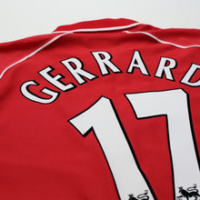 Load image into Gallery viewer, 2000/02 Gerrard #17 Liverpool Vintage Reebok Home Football Shirt (M)11