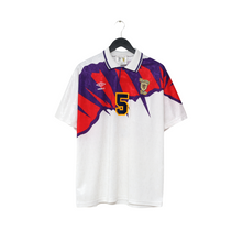 Load image into Gallery viewer, 1991/93 McCoist #5 Scotland Vintage Umbro Away Football Shirt (L) Euro 921