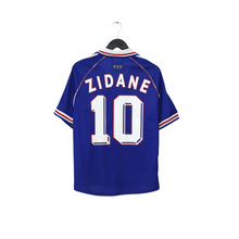 Load image into Gallery viewer, 1998/00 Zidane #10 France Vintage adidas Home Football Shirt (S) World Cup 980