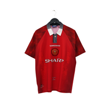 Load image into Gallery viewer, 1996/98 Beckham #10 Manchester United Vintage Umbro Home Football Shirt (L)1