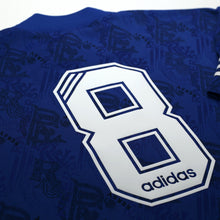 Load image into Gallery viewer, 1995/96 Gascoigne #8 Rangers Vintage adidas Home Football Shirt (L)14