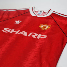 Load image into Gallery viewer, 1990/92 Manchester United Vintage adidas Home Football Shirt (M) 38/404