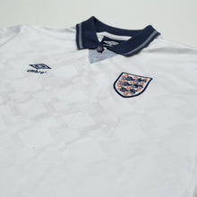 Load image into Gallery viewer, 1990/92 Gascoigne #19 England Retro Umbro Home Football Shirt (L) Italia 904