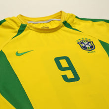 Load image into Gallery viewer, 2002/04 Ronaldo #9 Brazil Vintage Nike Home Football Shirt (S)6