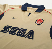 Load image into Gallery viewer, 2001/02 ARSENAL Vintage Nike Away Football Shirt Jersey (L) SEGA