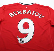 Load image into Gallery viewer, 2011/12 BERBATOV #9 Manchester United Vintage Nike Home Football Shirt (S)