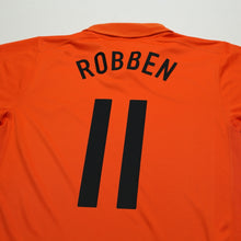 Load image into Gallery viewer, 2006/08 Robben #11 Holland Vintage Nike Home Football Shirt (M) Netherlands6