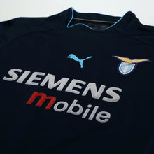Load image into Gallery viewer, 2002/03 Claudio Lopez #7 Lazio Vintage PUMA Away Football Shirt (M)4