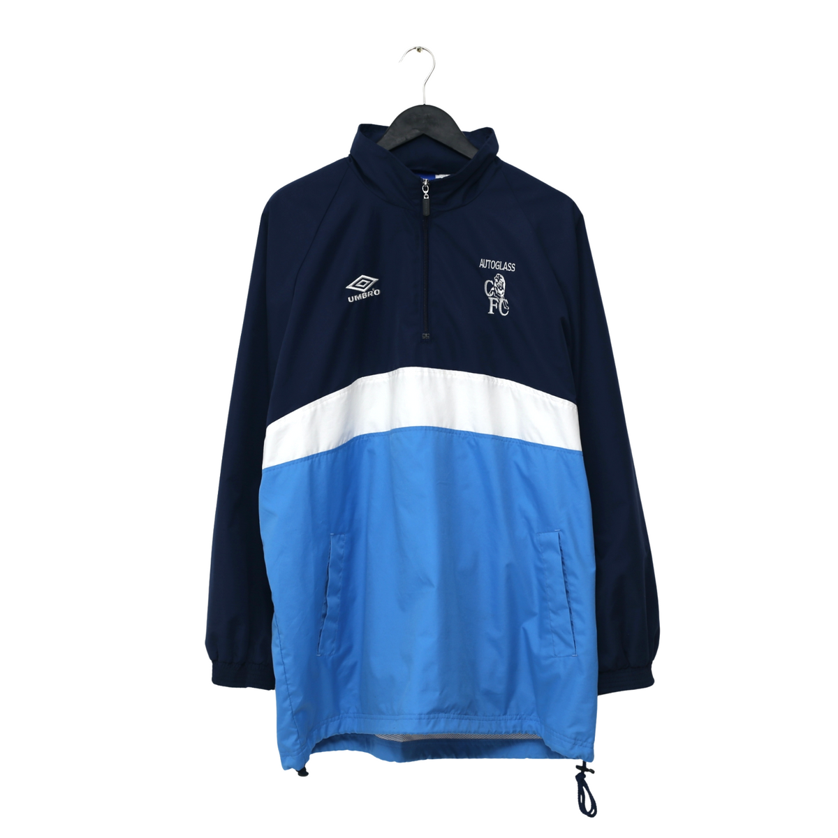 1999/01 Chelsea Vintage Umbro 1/4 Zip Football Training Jacket (L