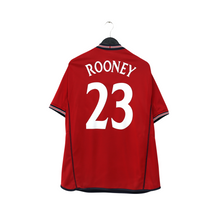 Load image into Gallery viewer, 2002/04 Rooney #23 England Vintage Umbro Away Debut Football Shirt XL Australia0