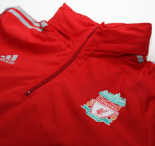Load image into Gallery viewer, 2008/09 LIVERPOOL adidas Formotion Football Player Issue 1/4 Zip Training Top (L)