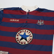 Load image into Gallery viewer, 1995/96 Ginola #14 Newcastle United Vintage adidas Away Football Shirt (S)2