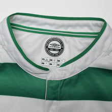 Load image into Gallery viewer, 2003/04 Larsson #7 Celtic Vintage Umbro European Home Football Shirt (XL)12