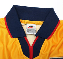 Load image into Gallery viewer, 1997/98 BERGKAMP #10 Arsenal Vintage Nike Away Football Shirt (M)