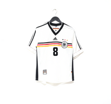Load image into Gallery viewer, 1998/00 MATTHAUS #8 Germany Vintage adidas Home Football Shirt (M) WC 98