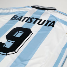Load image into Gallery viewer, 1998/99 Batistuta #9 Argentina Vintage adidas Home Football Shirt (XL) WC 98