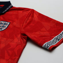 Load image into Gallery viewer, 1990/93 Wright #14 England Vintage Umbro Away Football Shirt (M) US Cup 935