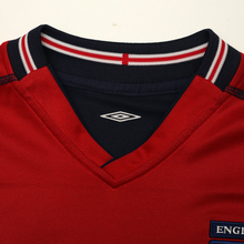 Load image into Gallery viewer, 2002/04 Scholes #8 England Vintage Umbro Away Football Shirt (XXL) Argentina WC16