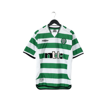 Load image into Gallery viewer, 2001 Larsson #7 Celtic Vintage Umbro Home Football Shirt (S)1