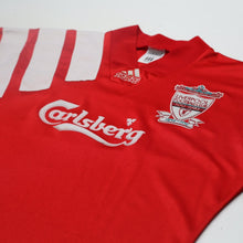 Load image into Gallery viewer, 1992/93 Liverpool Vintage adidas Equipment Home Football Shirt (S) 34/36
