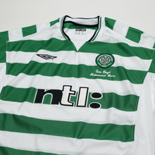 Load image into Gallery viewer, 2001 Moravcik #10 Celtic Umbro Home Football Shirt (XL) Tom Boyd Testimonial2
