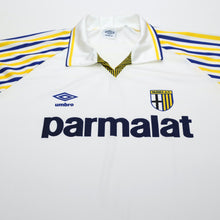 Load image into Gallery viewer, 1990/91 PARMA Vintage Umbro Home Football Shirt (XL)3