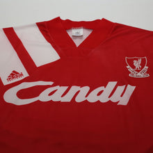 Load image into Gallery viewer, 1991/92 Liverpool Vintage adidas Equipment Home Football Shirt 38/40 (M) CANDY3
