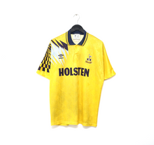 Load image into Gallery viewer, 1991/95 TOTTENHAM HOTSPUR Vintage Umbro Away Football Shirt (L)