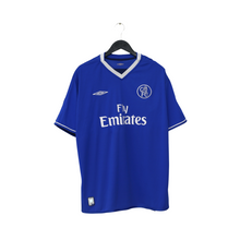 Load image into Gallery viewer, 2003/05 Drogba #15 Chelsea Vintage Umbro UCL Home Football Shirt (XL)1