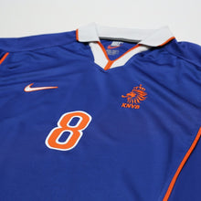 Load image into Gallery viewer, 1998/00 Bergkamp #8 Holland Vintage Nike Away Football Shirt (M) Arsenal4