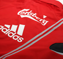 Load image into Gallery viewer, 2008/09 LIVERPOOL adidas Formotion Football Player Issue 1/4 Zip Training Top (L)